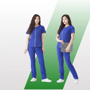 Custom O Neck Mens Scrubs Uniforms Sets Jogger Pants Hospital Medical Scrubs Suits for Doctor