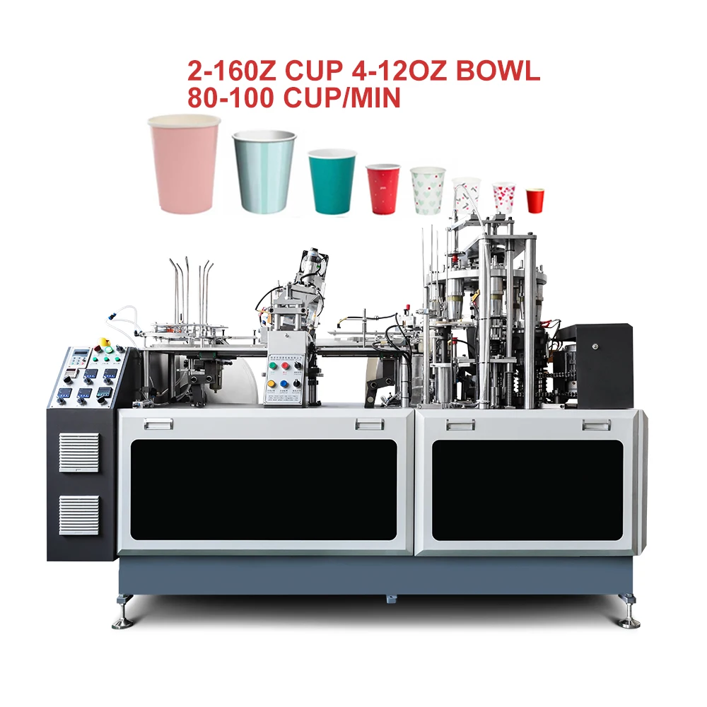 High Speed Fully Automatic Paper Cup Making Machine Disposable Cup Machine Fully Intelligent Paper Cup Machine 2 Year Warranty