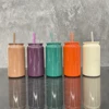 sublimation autumn and winter colors 16oz stainless steel can