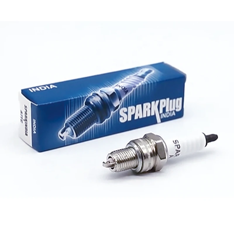 High Quality Bajaj CT100 Spark Plug C7hsa Powerful Resistive Motorcycle Parts with New Condition Box Packed