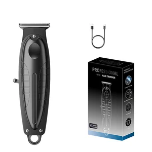 Professional Cordless Barber Hair Cutting Machine Best Rechargeable Electric Hair Clippers USB Power Stainless Steel Household