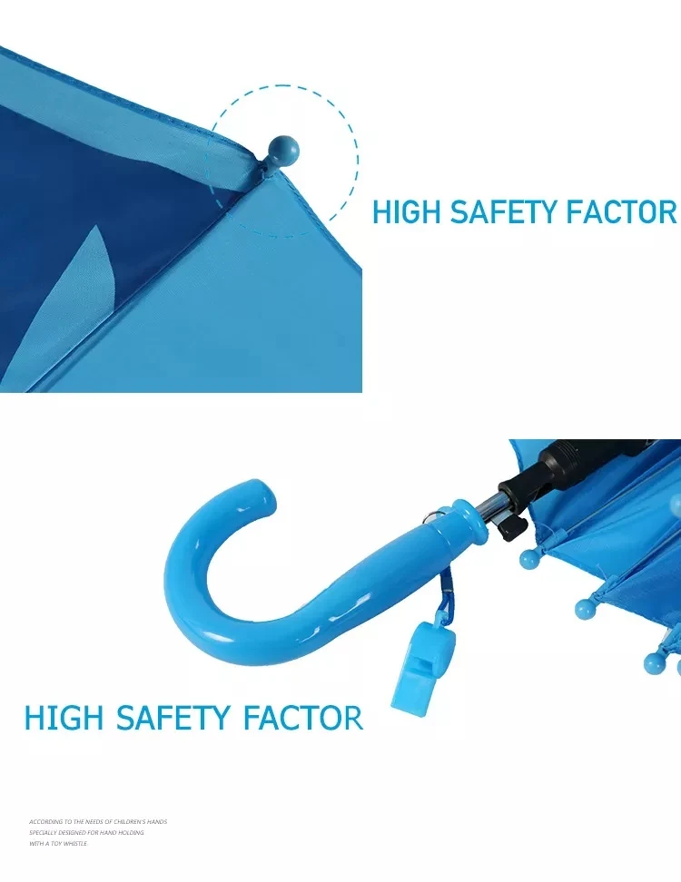 Lotus Cute Cartoon Umbrella Kids Animation Creative Longhandled 3d Ear