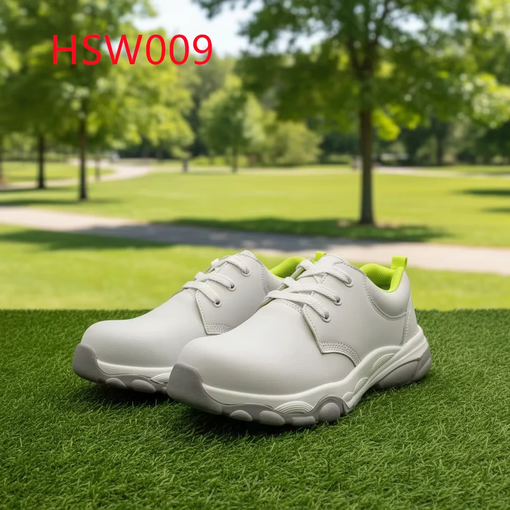ZYF,Sanitary Workplace Static Resistant White Safety Shoes with Enclosed Toe Bio-technology Anti-bacteria Work Clogs HSW009