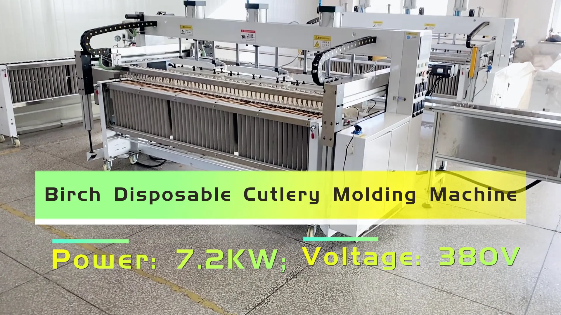 High Speed Disposable Wooden Spoon Molding Machine Wooden Cutlery