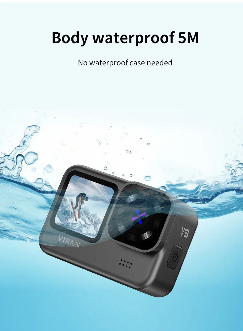 VIRAN Outdoor Sports Camera 4K wifi Sports DV HD Waterproof Diving Sports  Camera| Alibaba.com