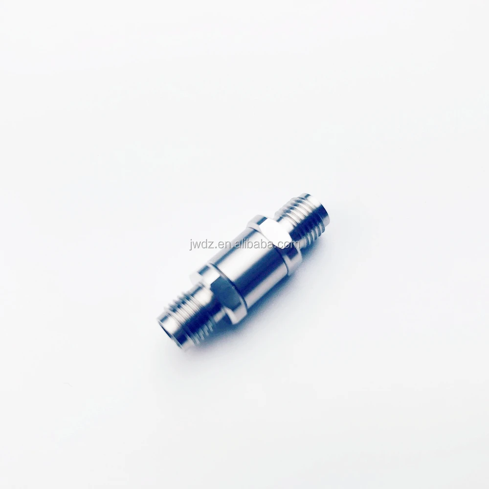 high-frequency Rf coaxial millimeter wave Rf adapter connector is 2.92 female to 3.5 female DC-33G VSWR1.15 SUS303 MIL-STD-348A