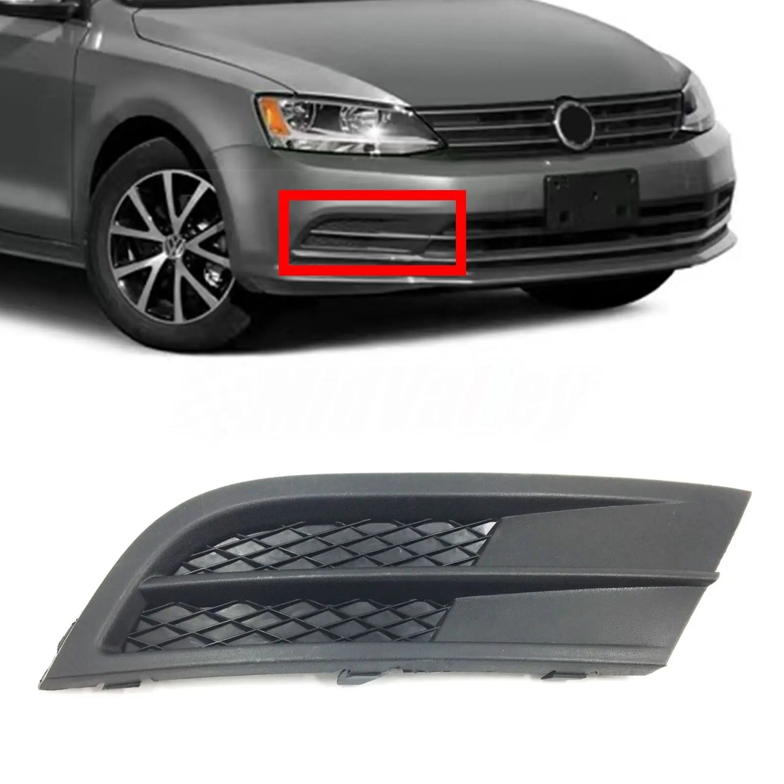 spare parts Fog Light Cover Passenger Side Fits For Volkswagen Jetta 2015 2016 2017 oem 5C6853666G VW1038135