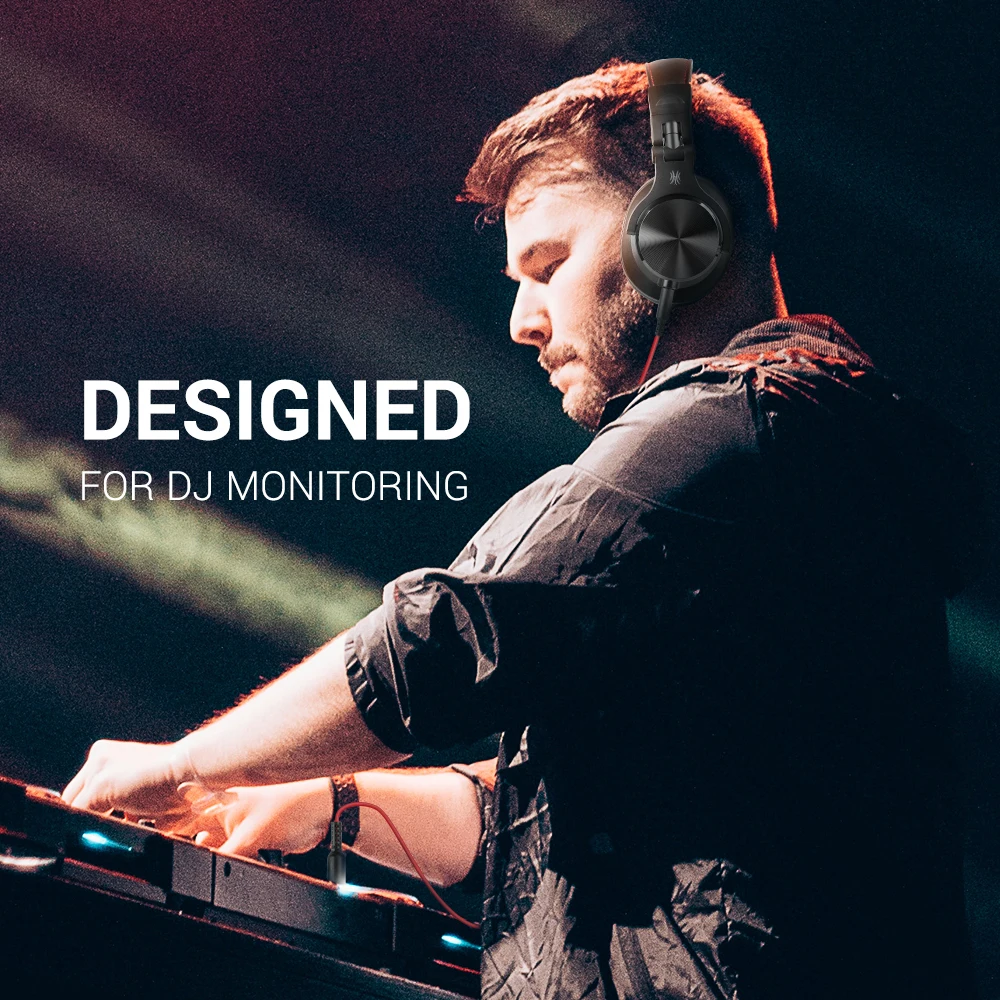 Oneodio A71 студийные Проводные DJ наушники с микрофоном стереонаушники Аудио гарнитура игровая для ПК PS4 Xbox One Gamer