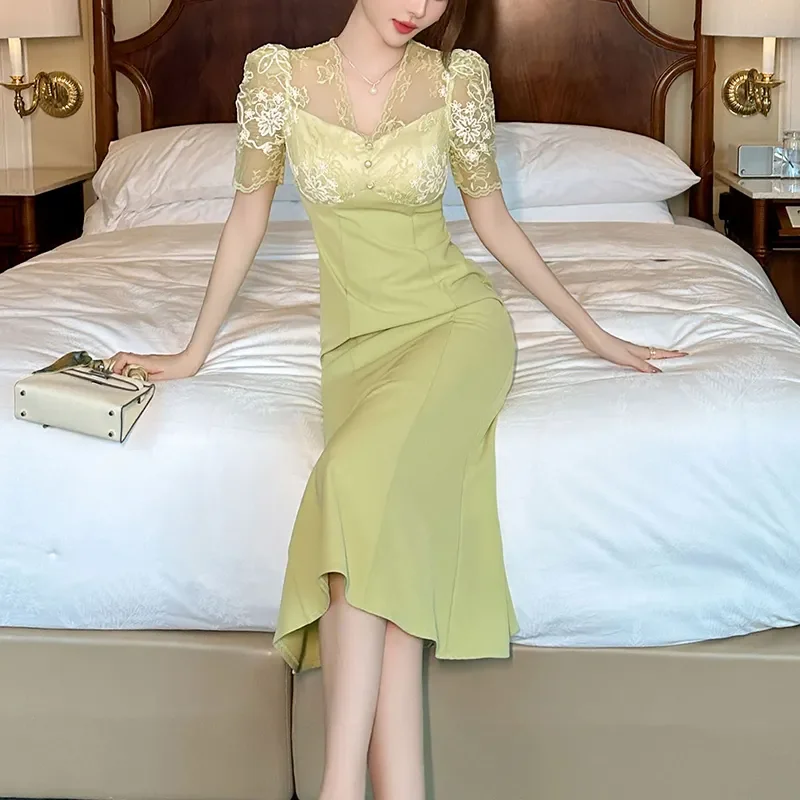 fishtail bodycon dress Women Sexy Bodycon Maxi Dress Long Sleeve Crewneck Fall Long Dress Ruched Fishtail  Dress Pure Color Cocktail Dresses (Black,S) at Amazon Women's Clothing store