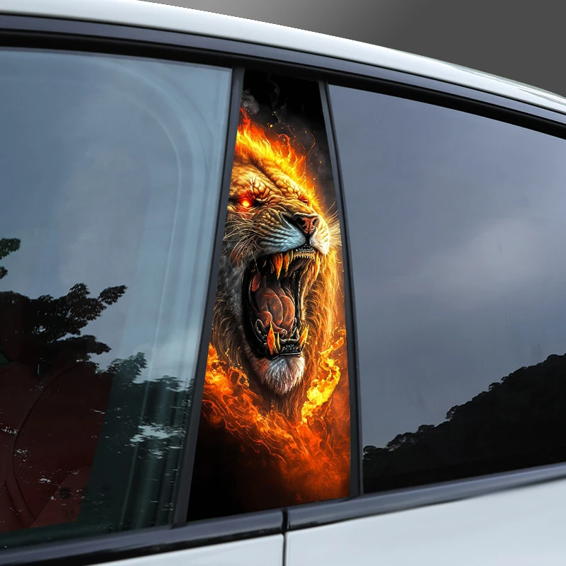 Universal Joker Vinyl Decals for Car B-Pillar Waterproof Auto Center Car Window Pillar Vinyl Decals for Car Pillar Sticker