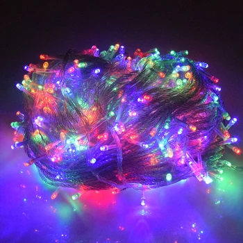LED string lights 100M 20M 10M 5M Luces Christmas Decorations Outdoor fairy LED lights holiday Lighting tree garland