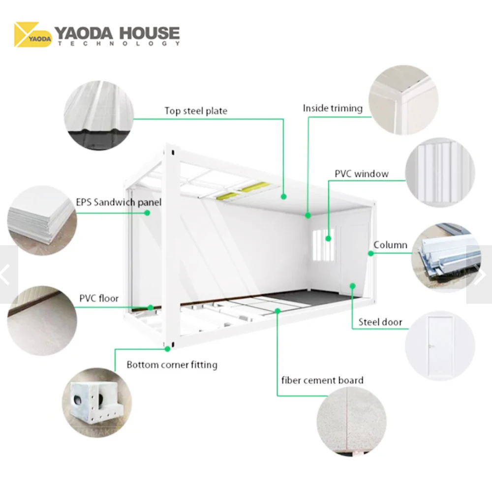 Metal Shack Sentry Box Portable Temporary Kiosk Security Cabin Small ...