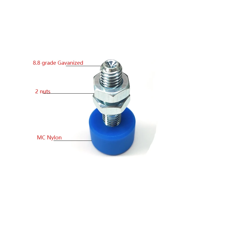 product unahm stopper bolts hex socket head with mc nylon bumper m4 16 coarse thread galvanized-39