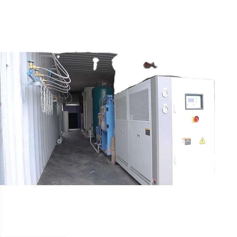 High quality integrated medicinal equipment running 24h continuously 30Nm3/h Containerized oxygen psa O2 generator