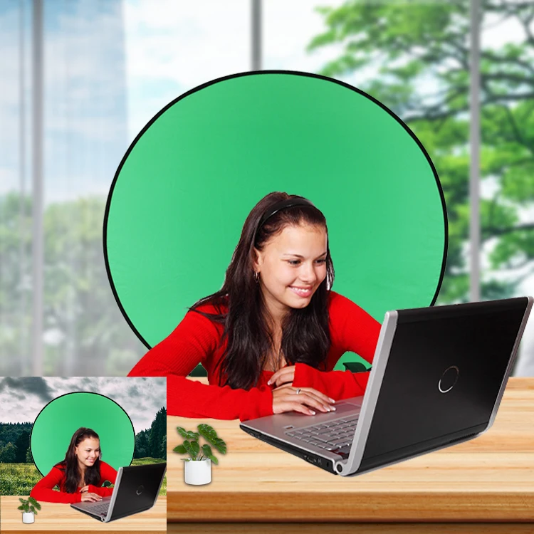 Change Picture Background Webcam Backrop Green Screen Kit For ...