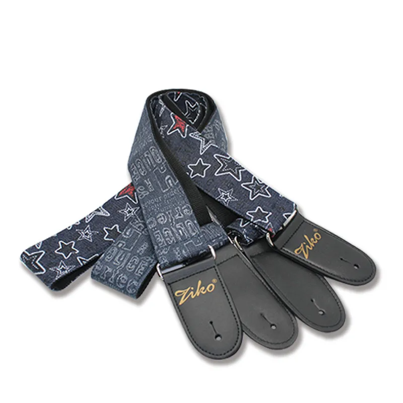 Zikko S-215D Colorful Jean Guitar Strap - Adjustable & Durable