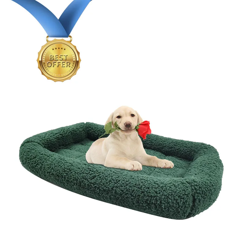 Eco friendly orthopedic cat round calming outdoor pet folding bed plush designer donut large dog bed