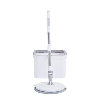 household magic best selling three color floor 360 degree cleaning mop rotary mop with bucket