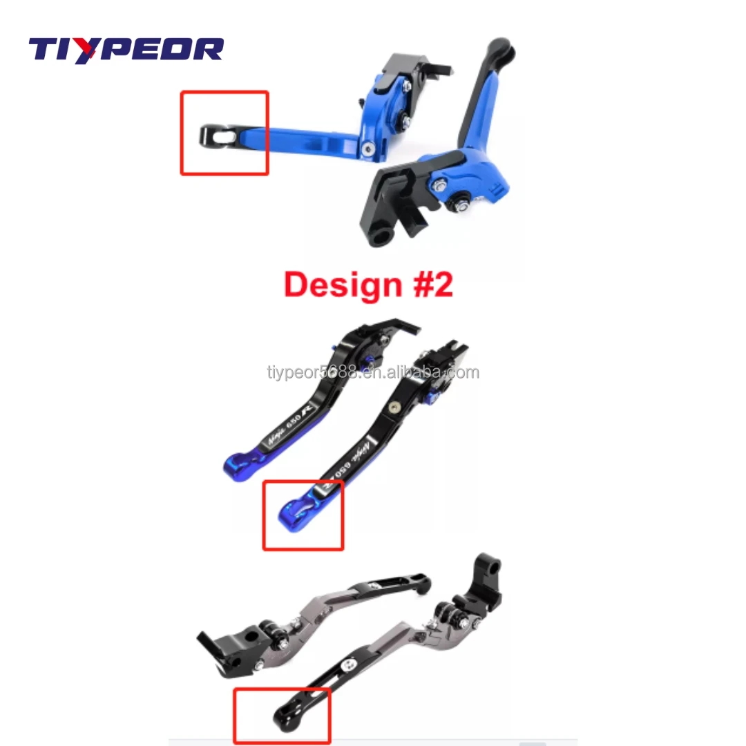 product tiypeor motorcycle cnc aluminium 8 color fitment moto adjustable folding extendable brake clutch levers modification moto handle857-2