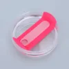 Cuerpo transparente, pieza rosa rojiza de silicona.