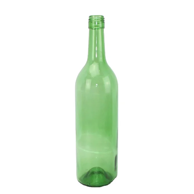 Customized 750ml Clear Liquor Glass Bottle Industrial Beverage Use with Screen Printing Surface Handling