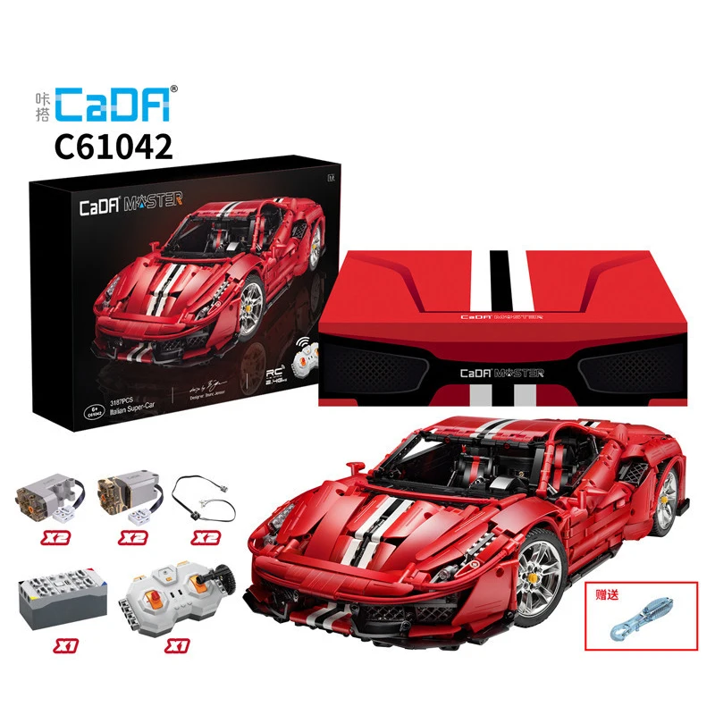 cadfi c61042マスターイタリアのレーシングカー1:8 rcモデル玩具と