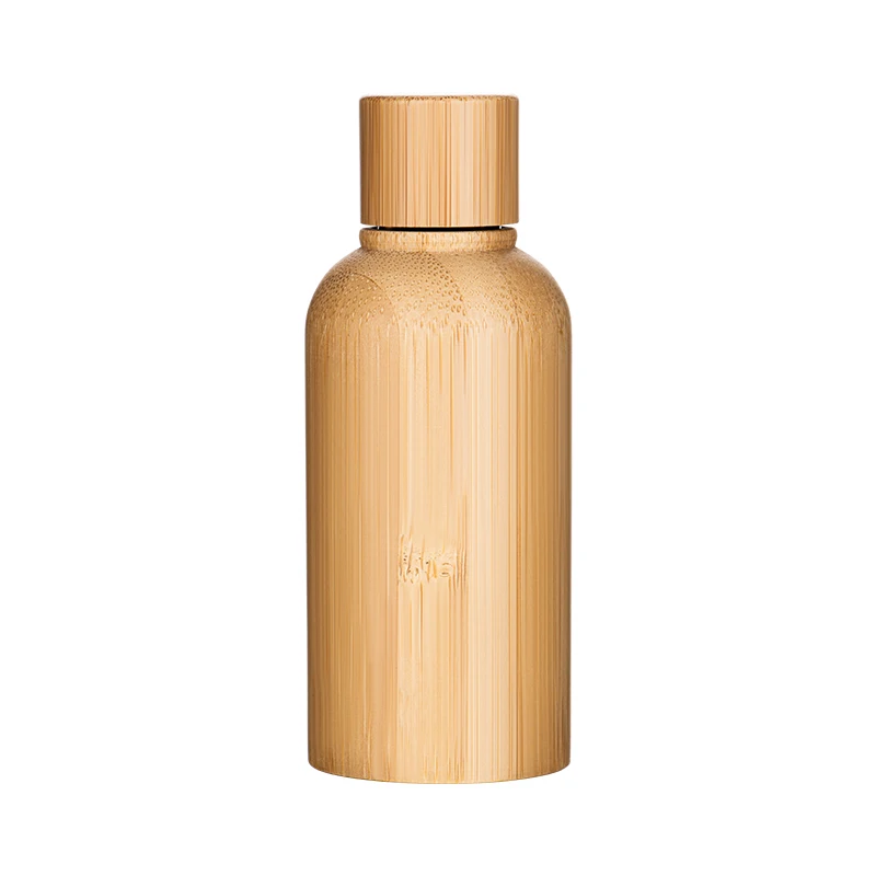 Natural Bamboo Dropper Bottle 10ml 15ml 30ml 50ml Bamboo Packaging Serum  Essential Oil Glass Dropper Bottle