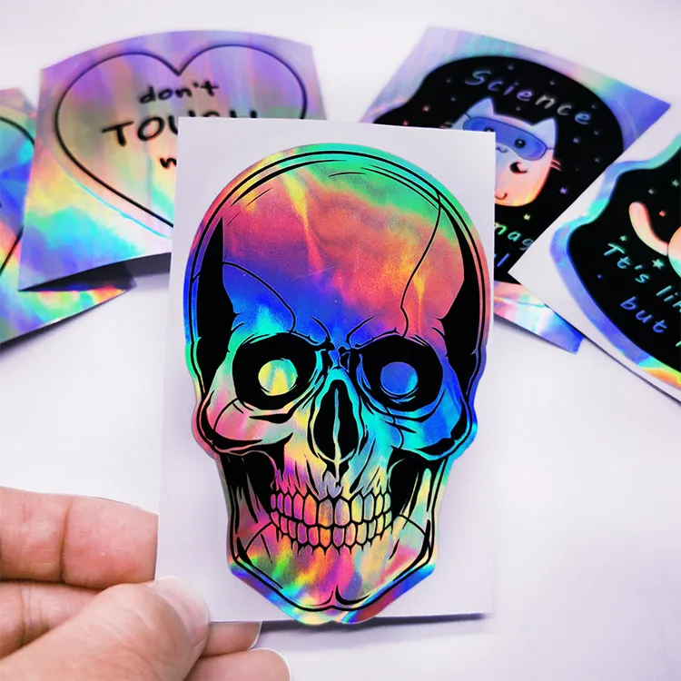Rainbow Holographic Labels - Custom Holographic Stickers