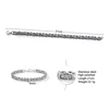 Argent 6mm*21cm