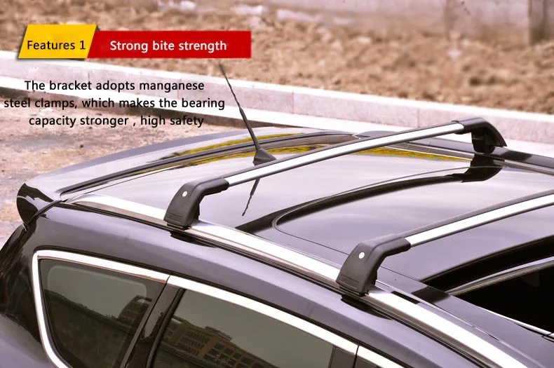 Universal Europe Style Aluminum Roof Silent Cross Bar Heavy Duty Roof