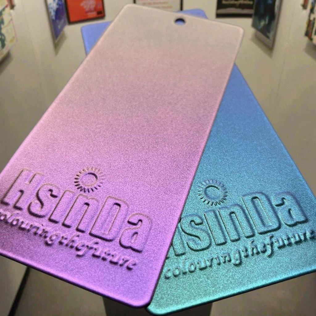 Color Shifting Chameleon Powder Coating Color-Changing Metallic Textures Illusion Powder Paint
