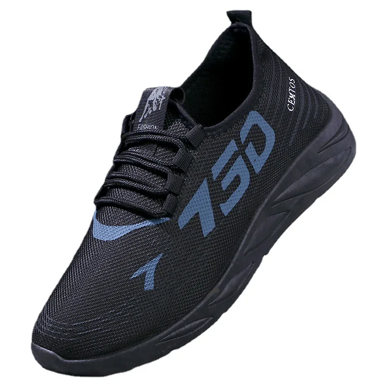 Wholesale Factory Cheap Light Weight Breathable Men's Running Shoes Fashion Casual Sports Shoes for Spring Summer Autumn