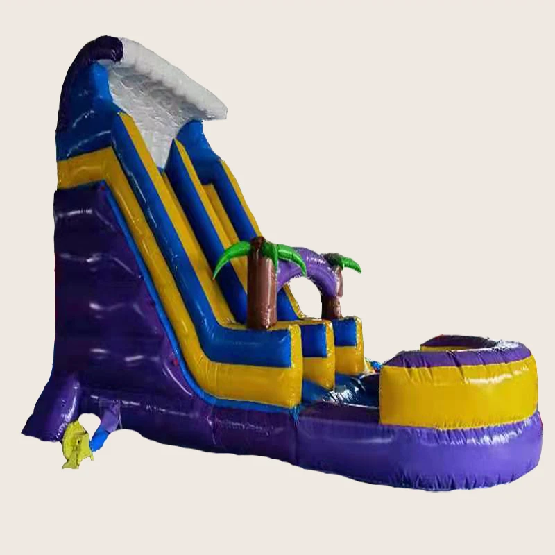 Распродажа, детский надувной прыгающий замок со слайдером, большая надувная горка для наружной крытой игровой площадки