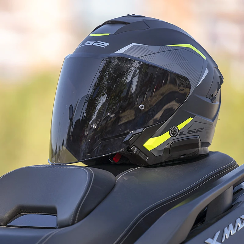 Capacete LS2 OF618 VERSO 2 Open Face - Novo em Liga para Moto e