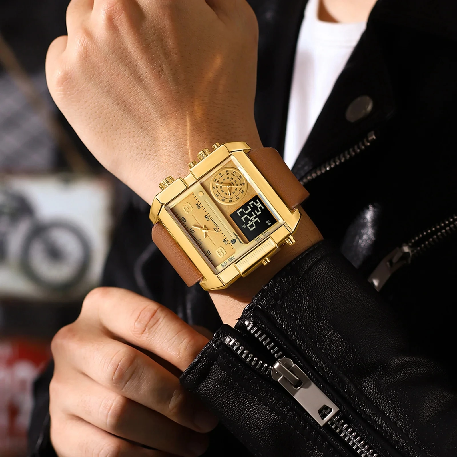 NAVIFORCE Orologio da uoo con cronografo, ipereabile, stile ilitare