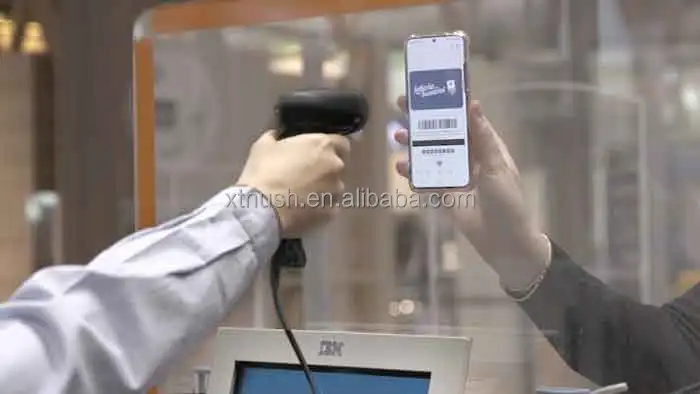 Original Brand Datalogic QM2500 433MHZ Wireless Handheld Bar Code Scanner 1d 2d Qr Code Reader USB Interface With Cradle