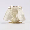 double cup and saucer(cream color)