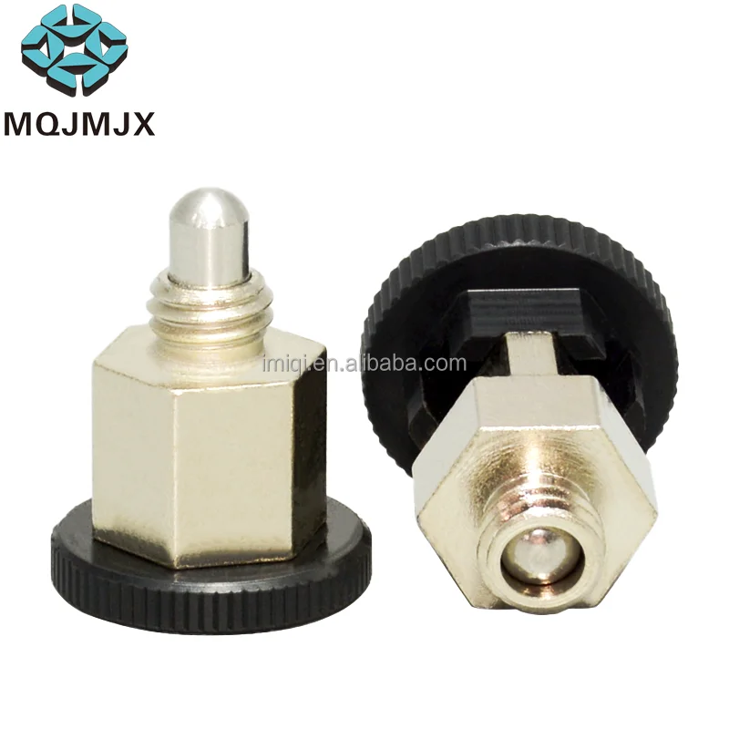 Stainless Steel Indexing Plunger With Flange Lock Spring Pin Carbon Steel Reset Position Or Self