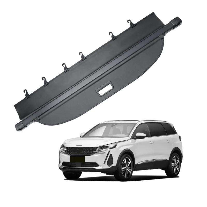Car Trunk Cargo Cover for Peugeot 5008 | Retractable Trunk