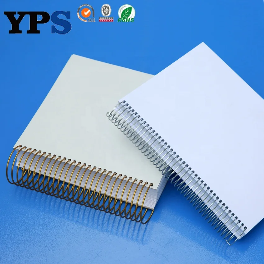 New Arrival Gold Color Single Metal Spiral Coil Spiral Binding Ring for Book
