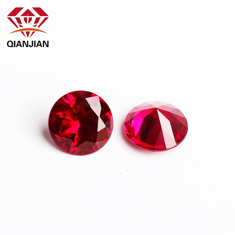 Synthetic Gemstone Ruby Corundum - Lab Created Quality