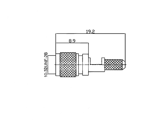 10-32 Unf Microdot Male RF Coaxial Connector - Zoswodzsx