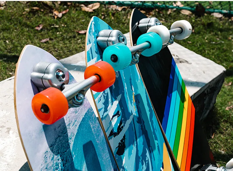 Surfskate Shape Deck 34" - Planche Skate Fiberglass Top Layer Cruiser