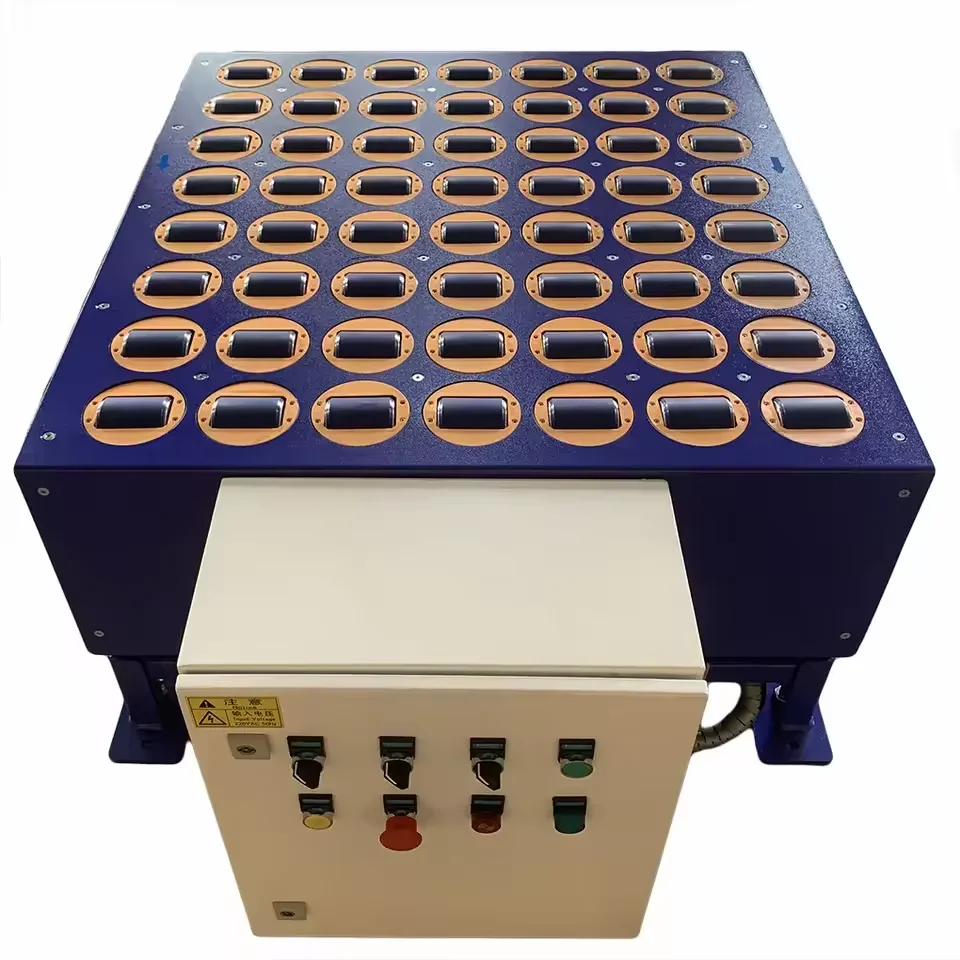 Sorting System Electric Cross Belt Conveyors 90 Degree Swing Electrical Wheel Sorter Conveyors