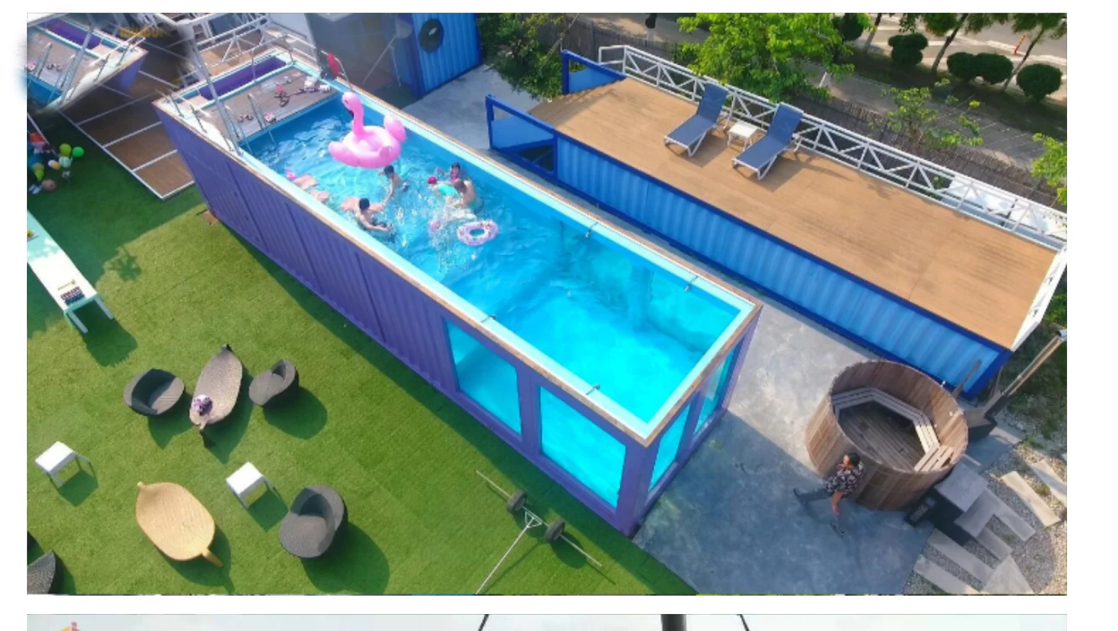 Swimming Pools Shipping Prefabricated Container Pool Training Diving ...