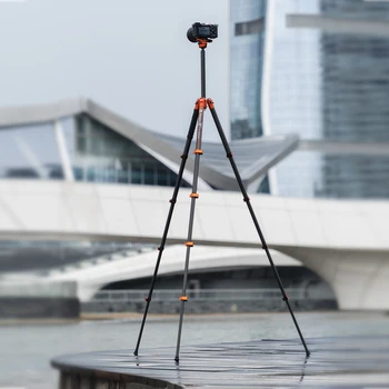 Professional Camera Carbon Fiber Tripod Stand 360 Panorama Digital Video Camera Tripod Professional Tripod product image