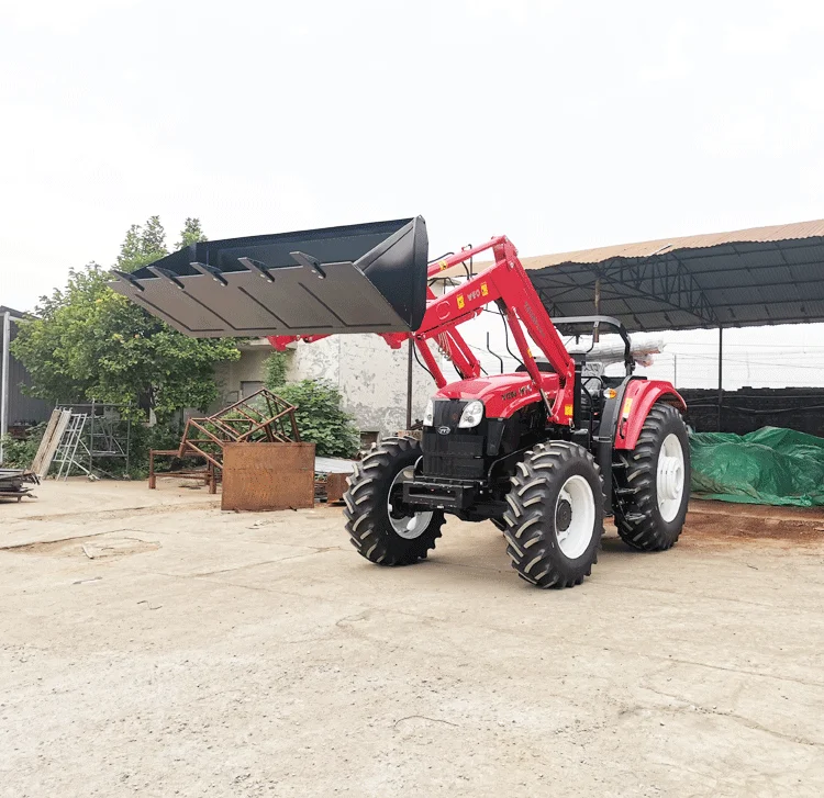 Ce Certification Front End Loader Tractor with Grapple Bucket