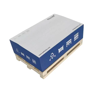 Custom Sticky Note Cube with Wooden Pallet 75 X 115 mm Full Color Printed on 4 Sides Paper Block