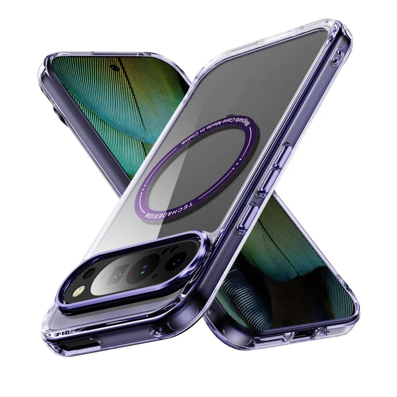 product oem manufacturer customized premium tpupc with magnetic mobile phone case for google pixel 10 pro xl  pixel 9a hard back cover-7