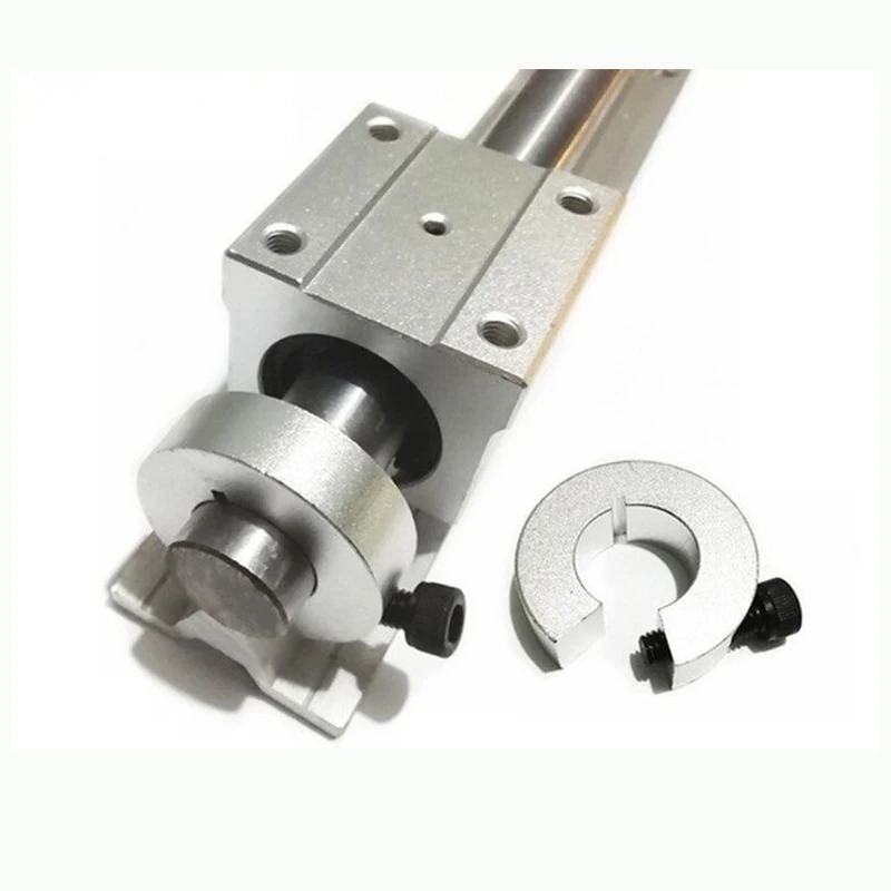 TEBAK D-29 Aluminum Open Type Optical Axis Clamping Ring Clamp Shaft Sleeve Fixing Ring SCS SBR Linear Rail Stop Collars